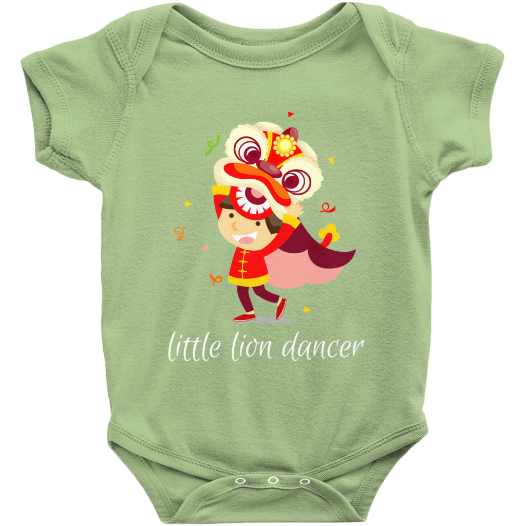 Little Lion Dancer Baby Onesie