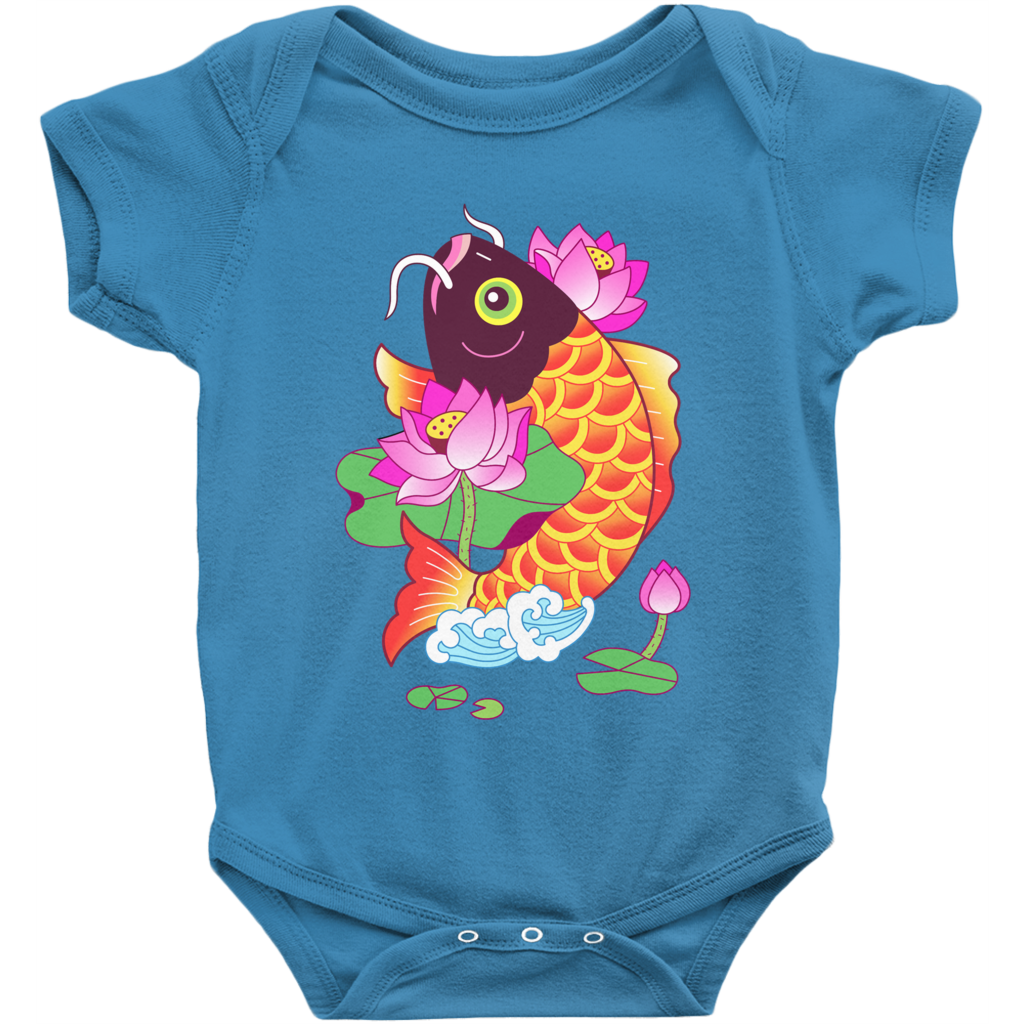 Fish 2024 onesie baby