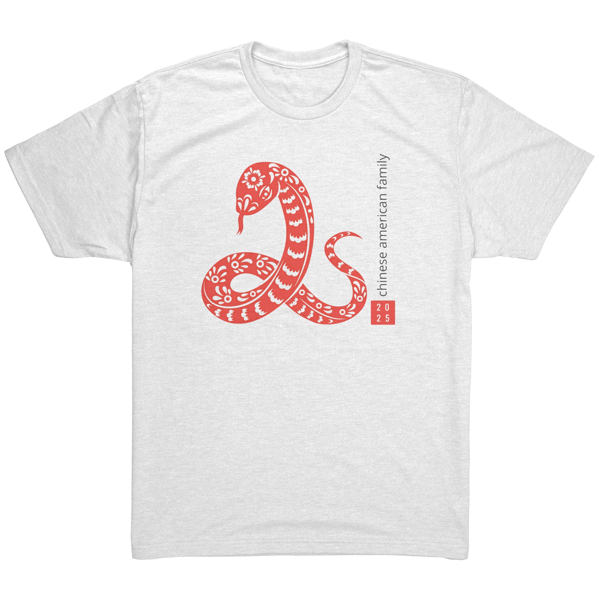 2025 Year Of The Snake Men's T-Shirt – Chinese American Family