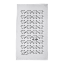 Egg Tarts Dim Sum Tea Towel (18" x 30")